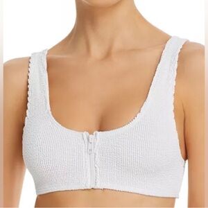 Bond-Eye White Women's Bikini Top